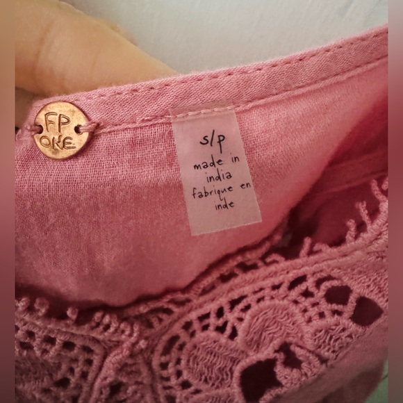 NWT Free People Dress 'ILEKTRA' in Pink Sz S Dusky Pink - Picture 8 of 8